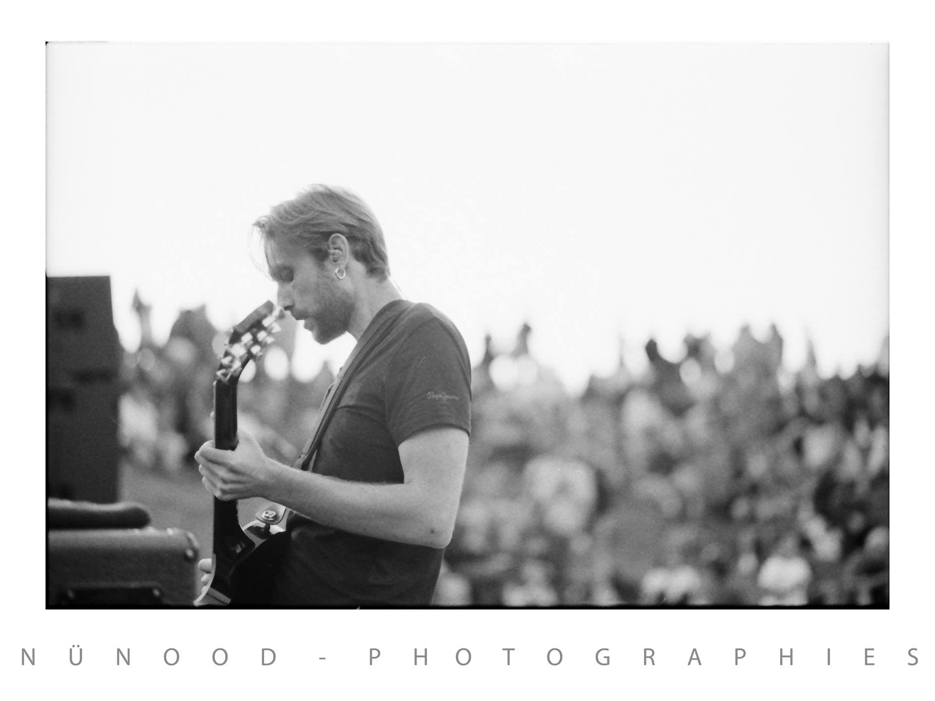 Pierre playing the guitar