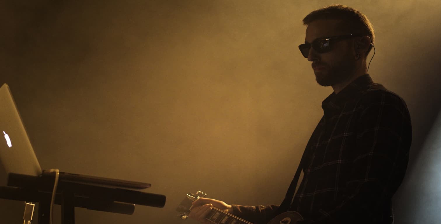 Pierre Redondo Playing the guitar